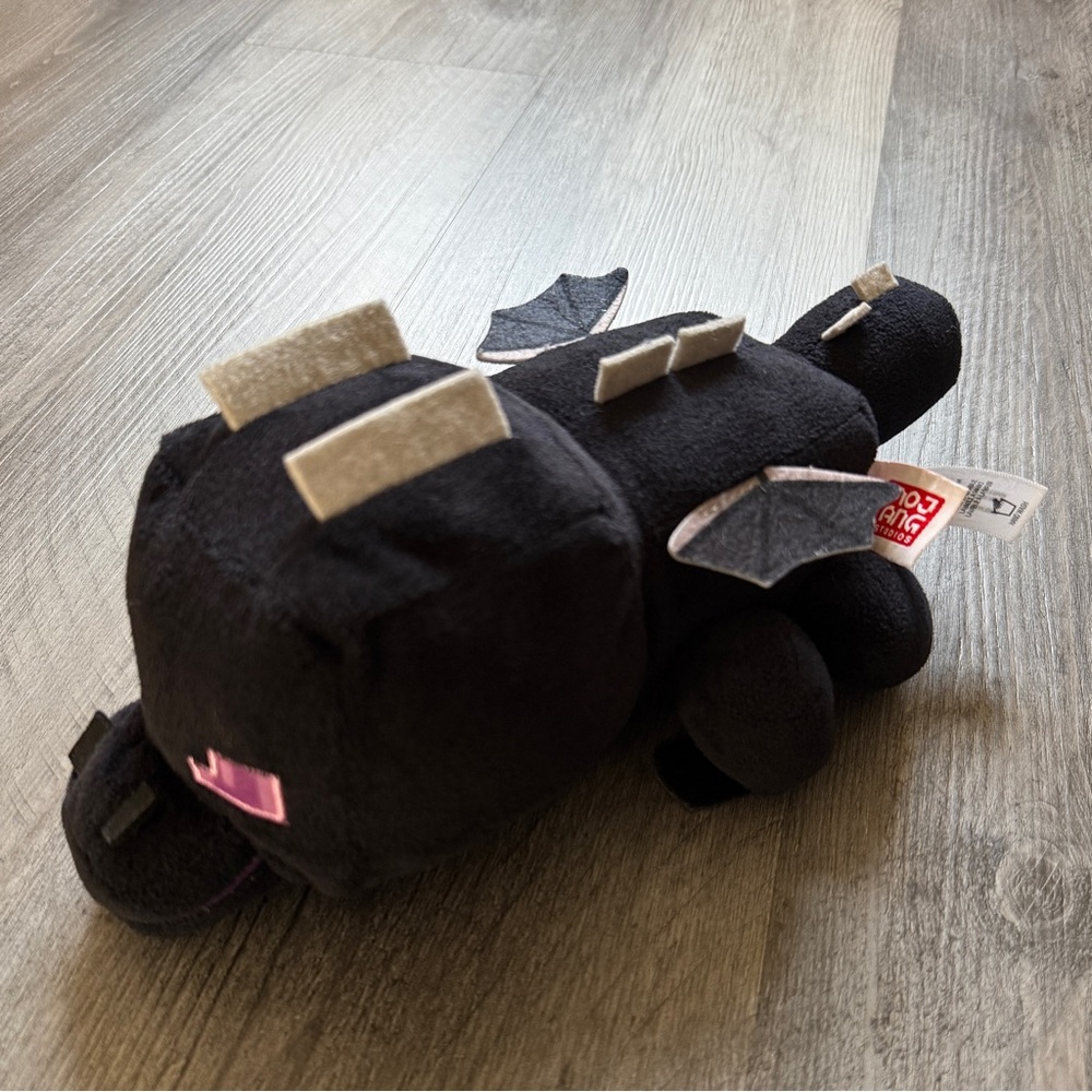 Minecraft Ender Dragon Plush Toy Black Purple Unisex - Picture 3 of 11